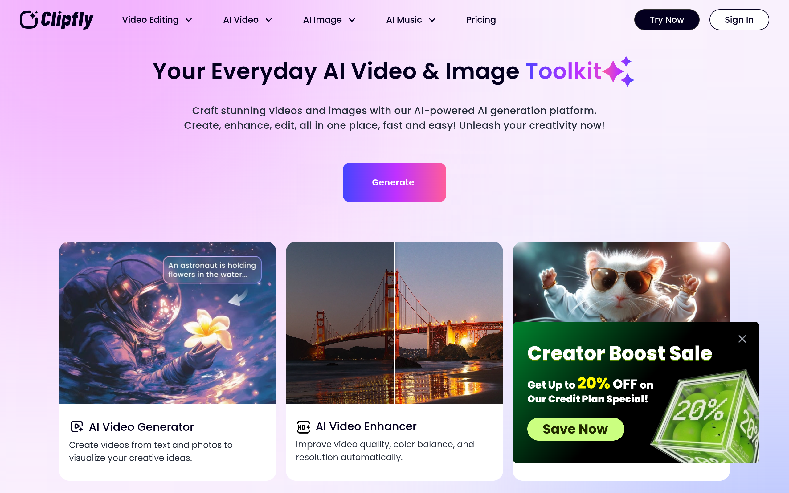 Clipfly screenshot 1
